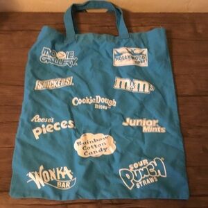 Blue Candy Logo Tote Bag